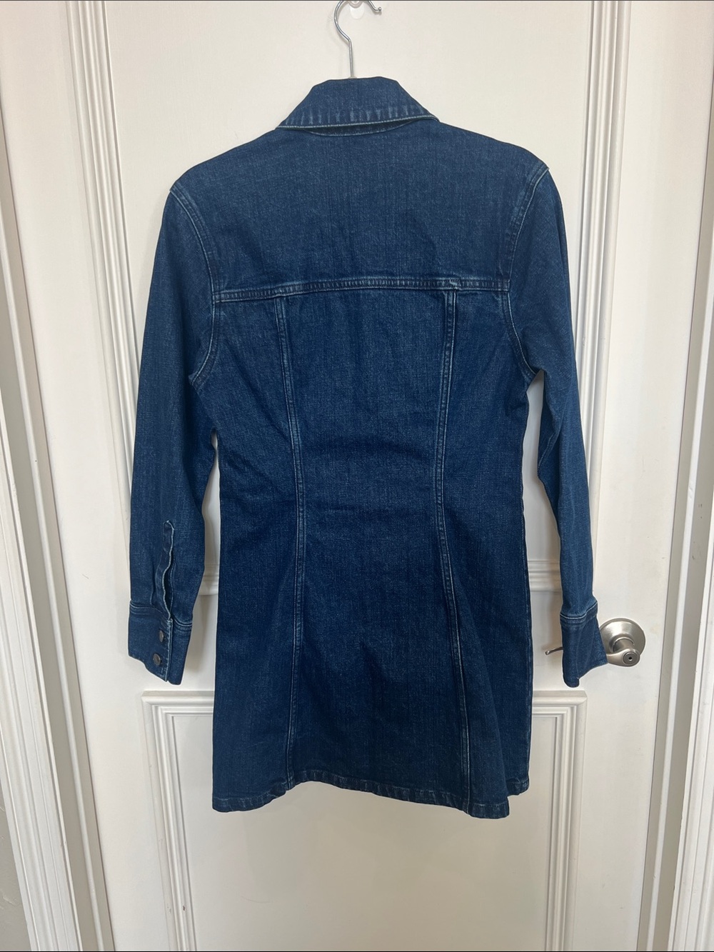 EUC Abercrombie and Fitch Chase Denim Mini Dress. Size Small - Picture 7 of 9